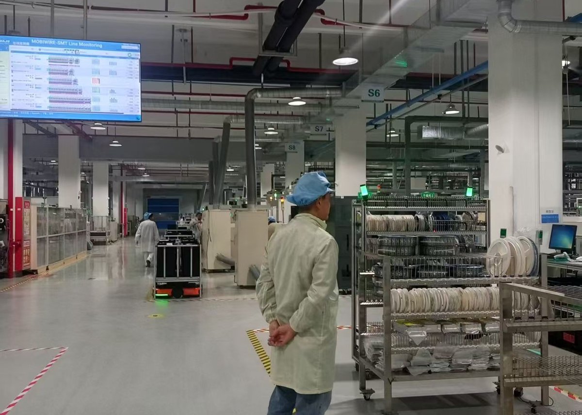 Newstart SMT production line in Shenzhen